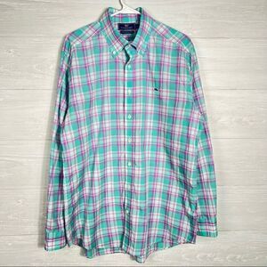 Vineyard Vines Mens Slim Fit Whale Shirt size Large